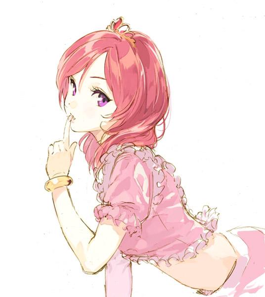 nishikino maki (love live! and 1 more) drawn by pako_(pakosun)