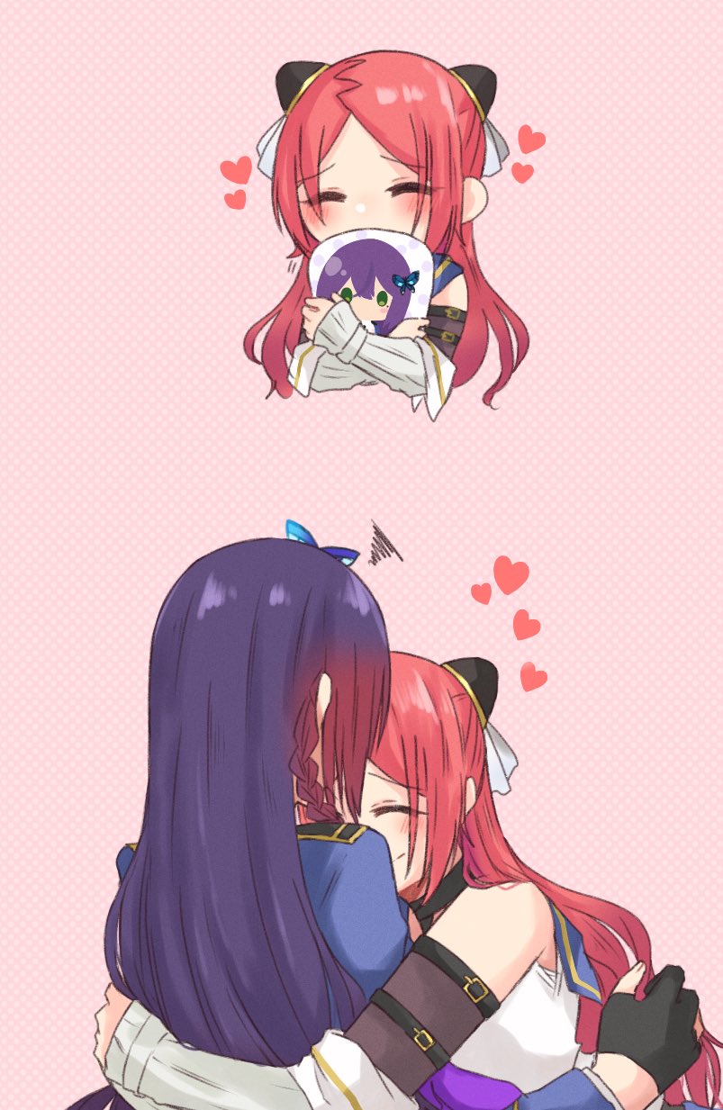 funada kiito and shiba tomoshibi (assault lily) drawn by nigari_(ngari_0115)
