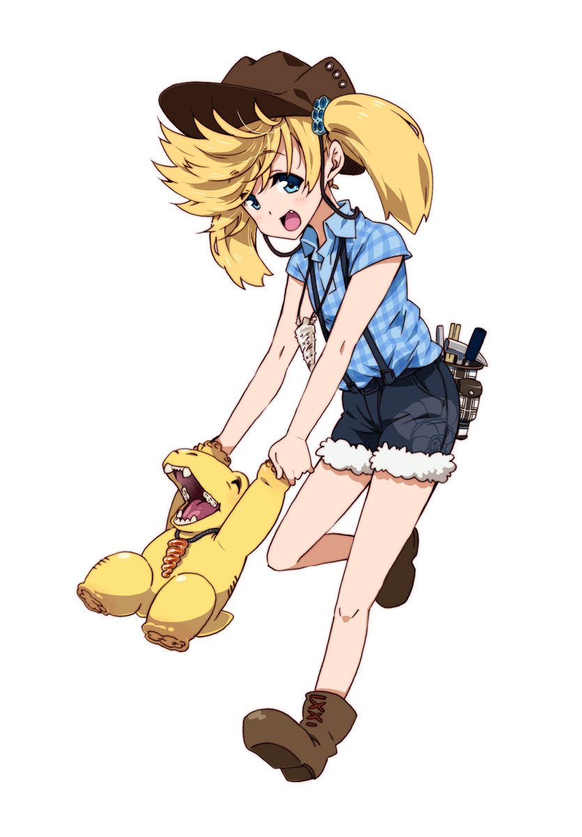 mizunami mio and desmo (mizunami fossil museum) drawn by takanashi_ringo