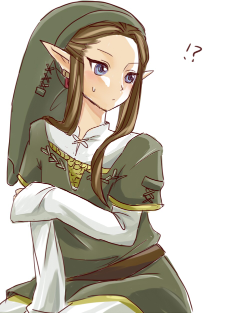 link and princess zelda (the legend of zelda and 1 more) drawn by lreemmed