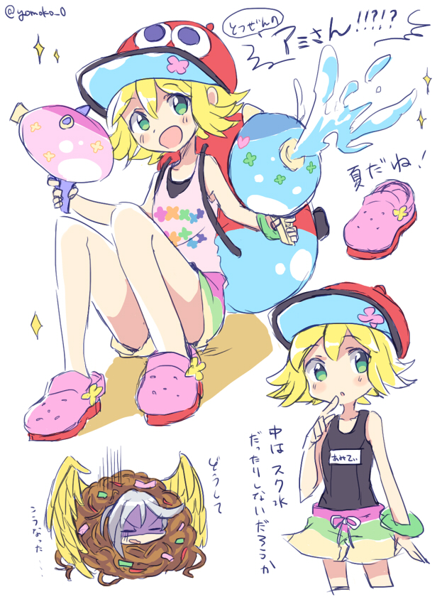 amitie and legamunt (puyopuyo and 1 more) drawn by yoriyomo