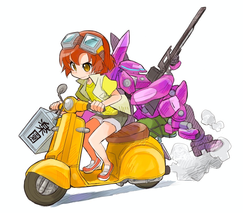 toomi maya and mark sieben (soukyuu no fafner) drawn by sakaki_tsui