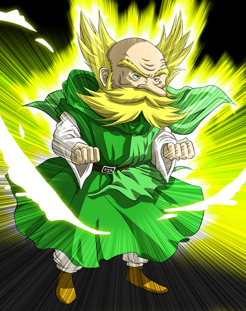brey (dragon ball and 3 more) drawn by poki_a