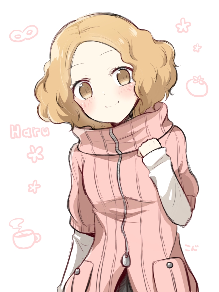 okumura haru (persona and 1 more) drawn by nyoro_desu