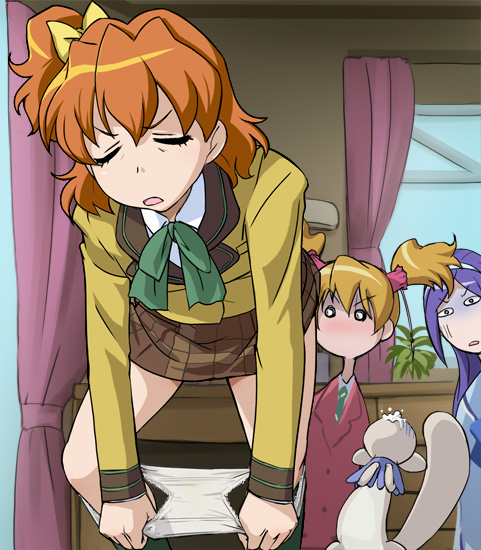 momozono love, yamabuki inori, aono miki, and tart (precure and 1 more) drawn by haruyama_kazunori