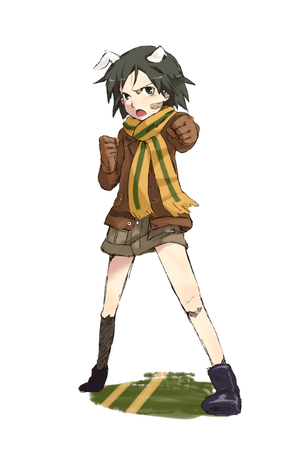 kanno naoe (world witches series and 1 more) drawn by chikiso