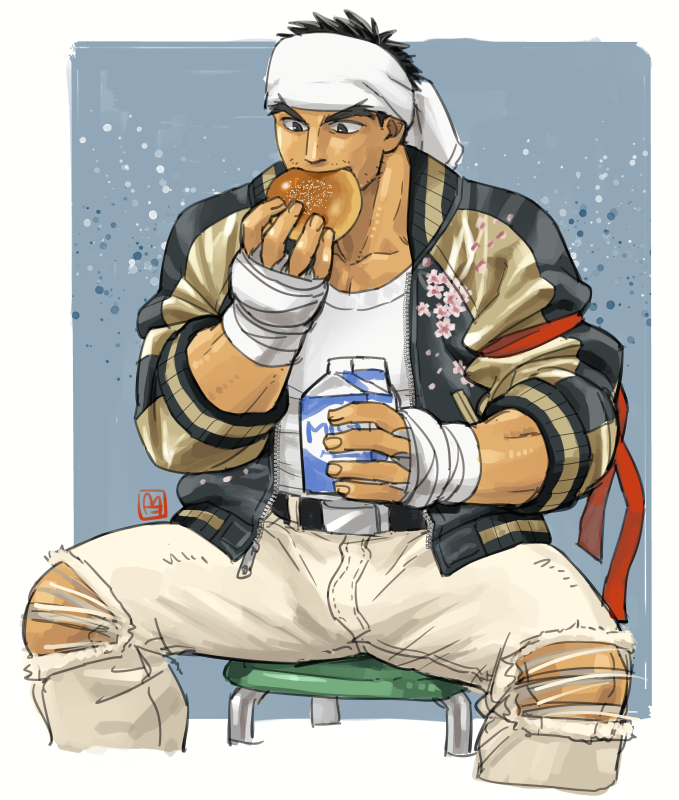 ryu (street fighter and 1 more) drawn by akira_(lowkick)