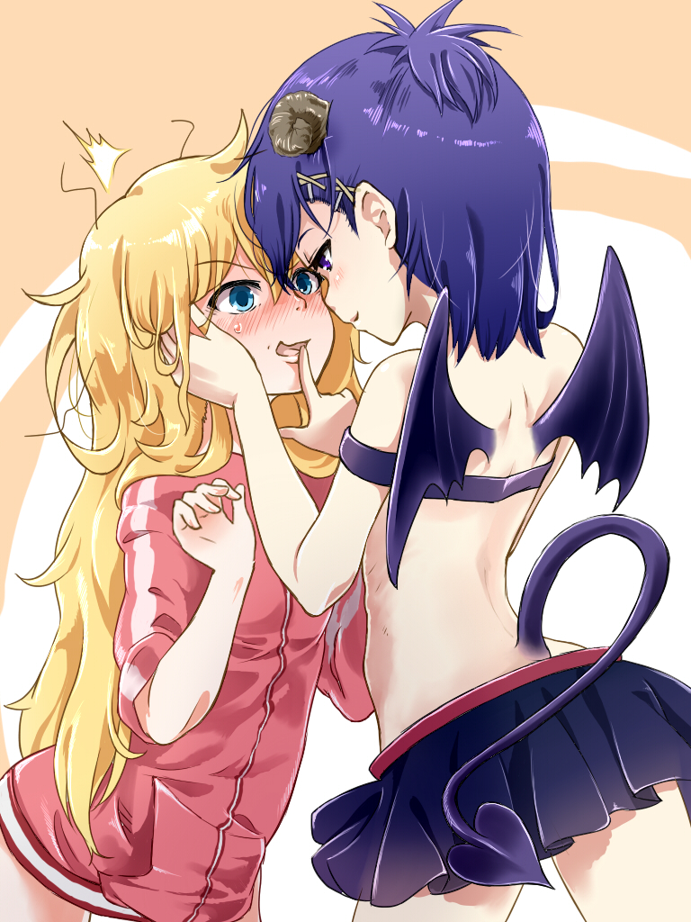 gabriel tenma white and vignette tsukinose april (gabriel dropout) drawn by sazanka