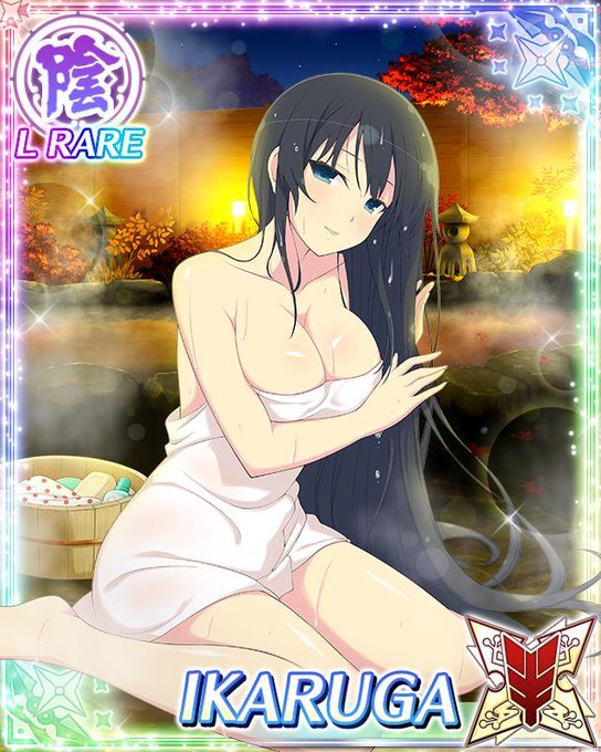 ikaruga (senran kagura and 1 more) drawn by yaegashi_nan