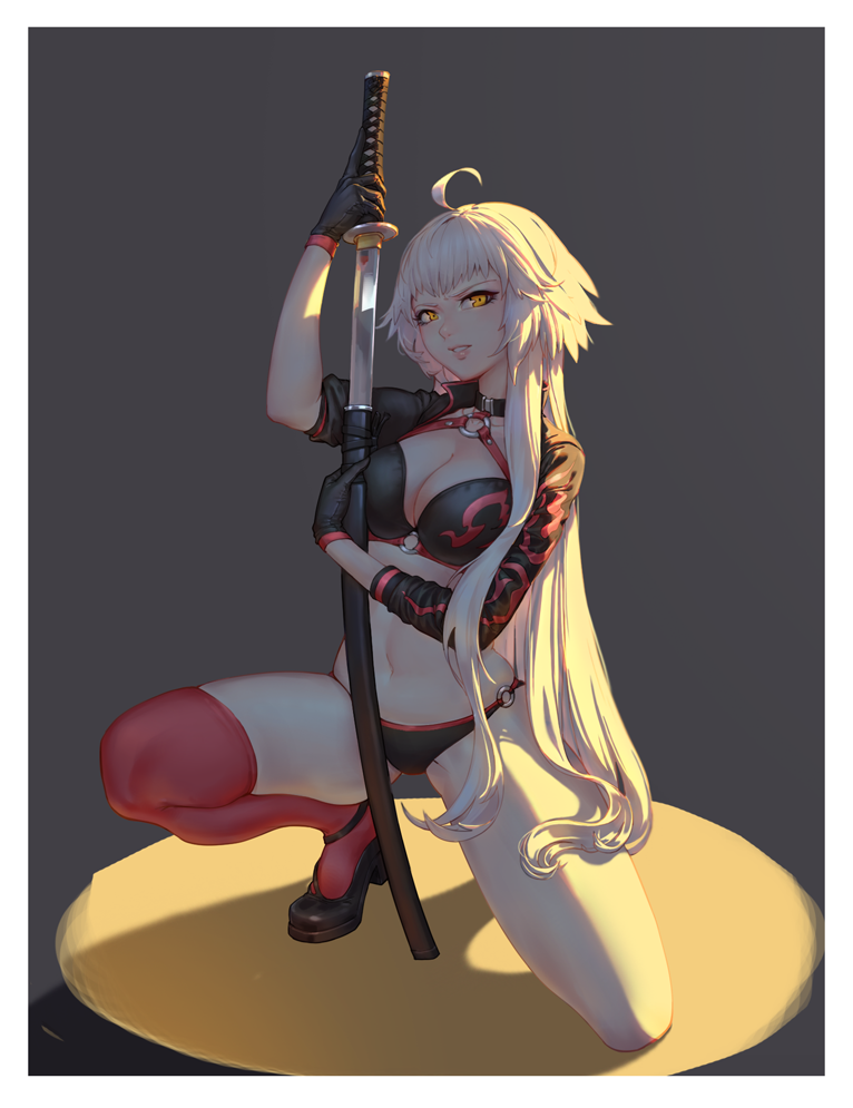 jeanne d'arc alter (fate and 1 more) drawn by ouer_moyu