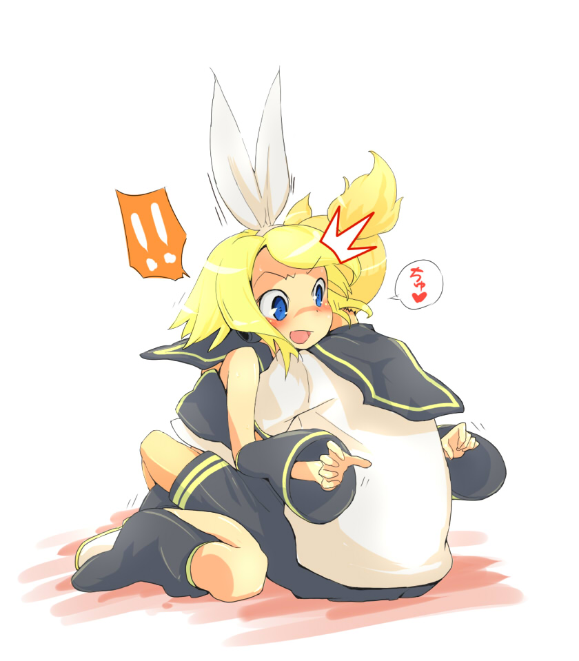 kagamine rin and kagamine len (vocaloid) drawn by ma_(2ql)