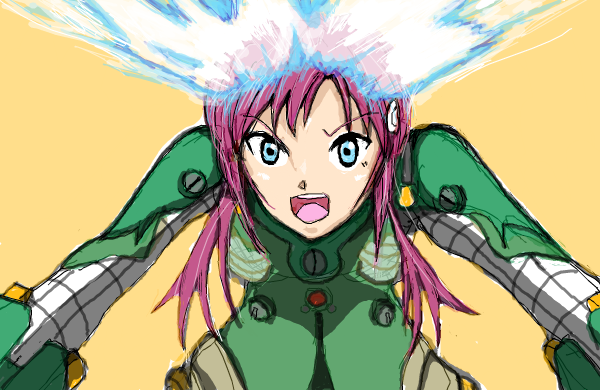 makinami mari illustrious, lal'c mellk mal, and sakamoto maaya (neon genesis evangelion and 4 more) drawn by biruberu