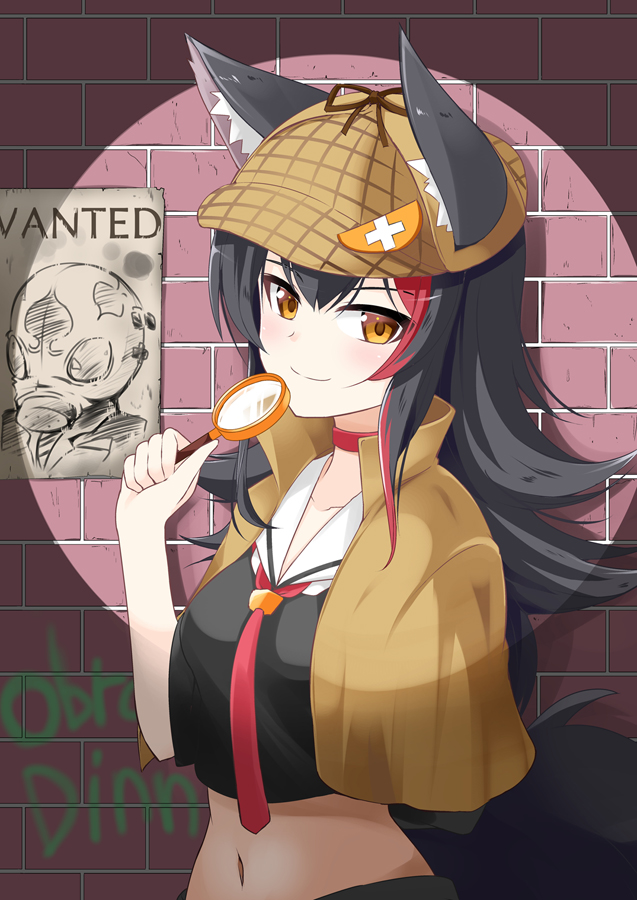 ookami mio (hololive and 1 more) drawn by ichimi