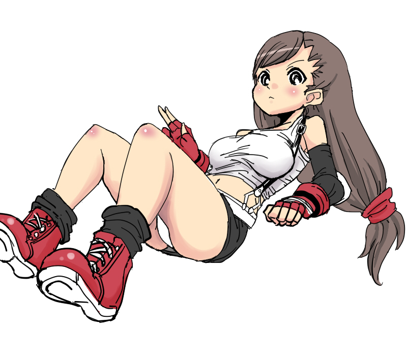 tifa lockhart (final fantasy and 1 more) drawn by niboshikkusu