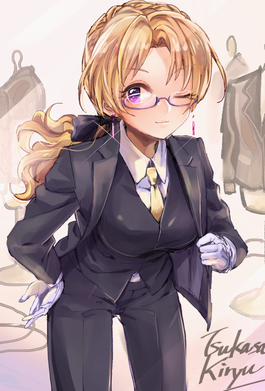 kiryu tsukasa (idolmaster and 1 more) drawn by kakitsubata_zero