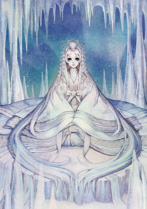 the snow queen (andersen's fairy tales and 1 more) drawn by nayoung_wooh