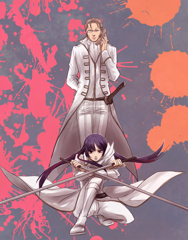 imai nobume and sasaki isaburou (gintama) drawn by ddddddddd