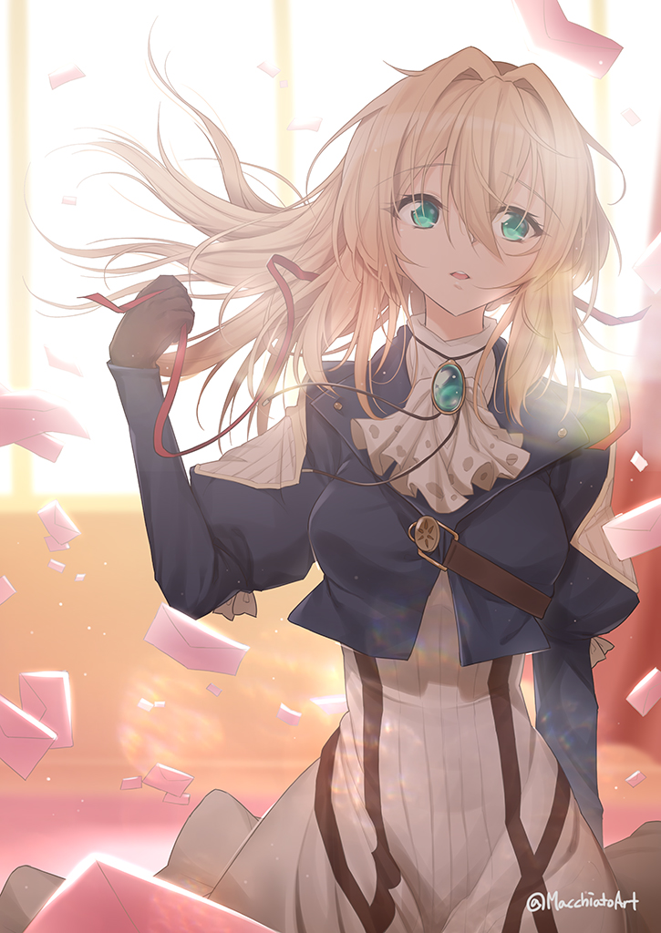 violet evergarden (violet evergarden) drawn by macchiato_(jae-min_cho)