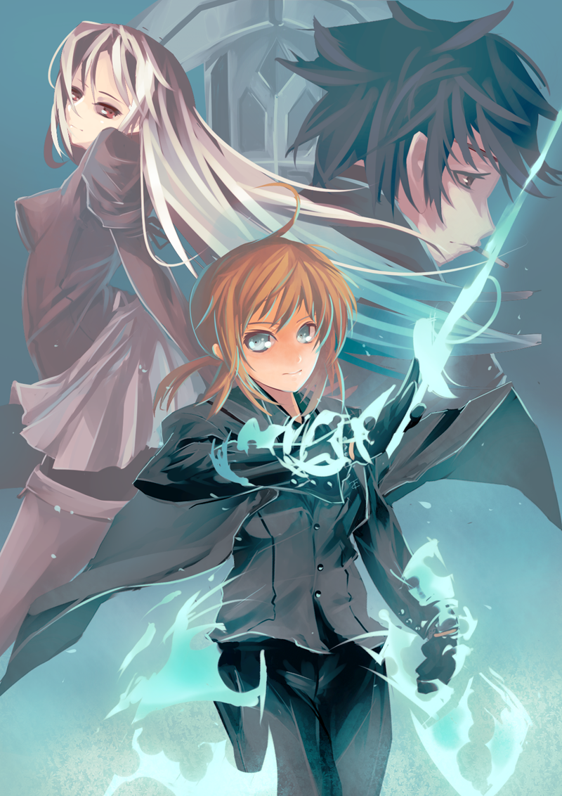 artoria pendragon, saber, emiya kiritsugu, and irisviel von einzbern (fate and 1 more) drawn by die_letzte_(tc)