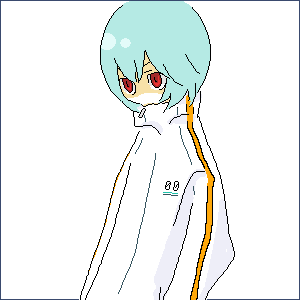 ayanami rei (neon genesis evangelion) drawn by gen_(susono01)
