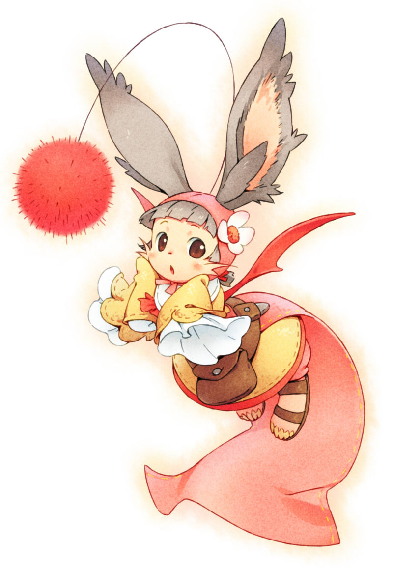 moogle and gurdy (final fantasy and 1 more) drawn by om_(nk2007)