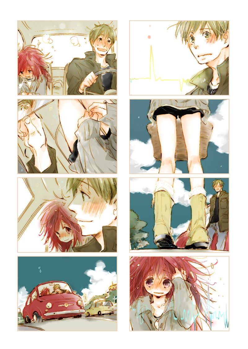 flaky and flippy (happy tree friends) drawn by akiko_(camphre)