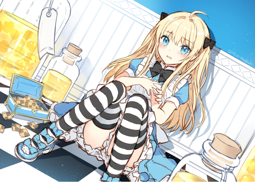 alice (alice's adventures in wonderland) drawn by nardack