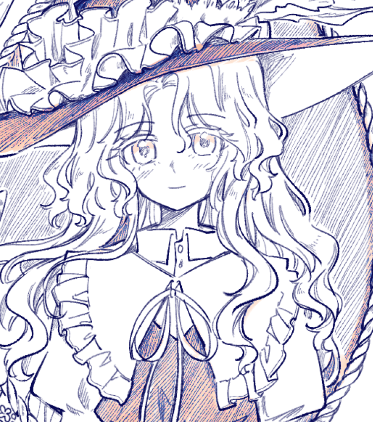 jacket girl (touhou and 1 more) drawn by uzumibi