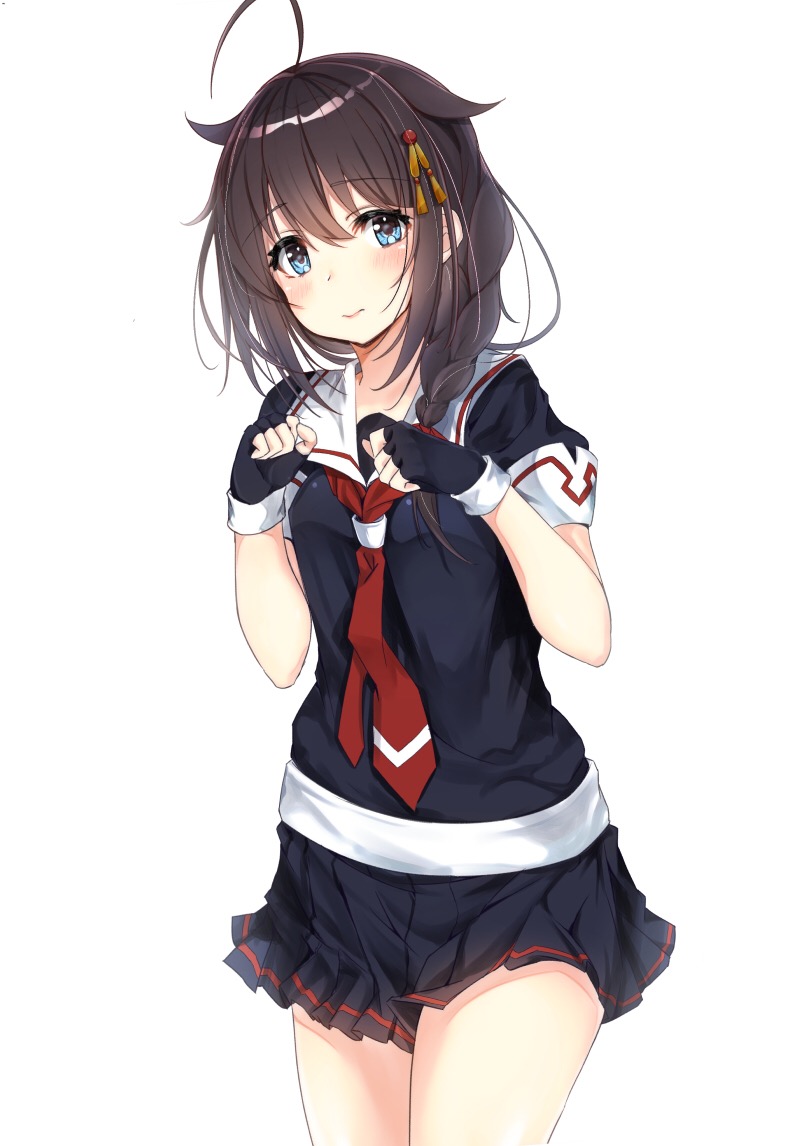 shigure and shigure kai ni (kantai collection) drawn by hasaki_(alice_ruru)