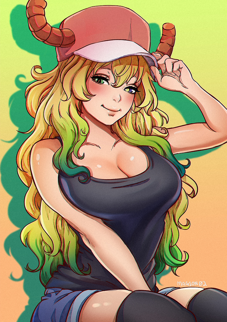 lucoa (kobayashi-san chi no maidragon) drawn by magion02