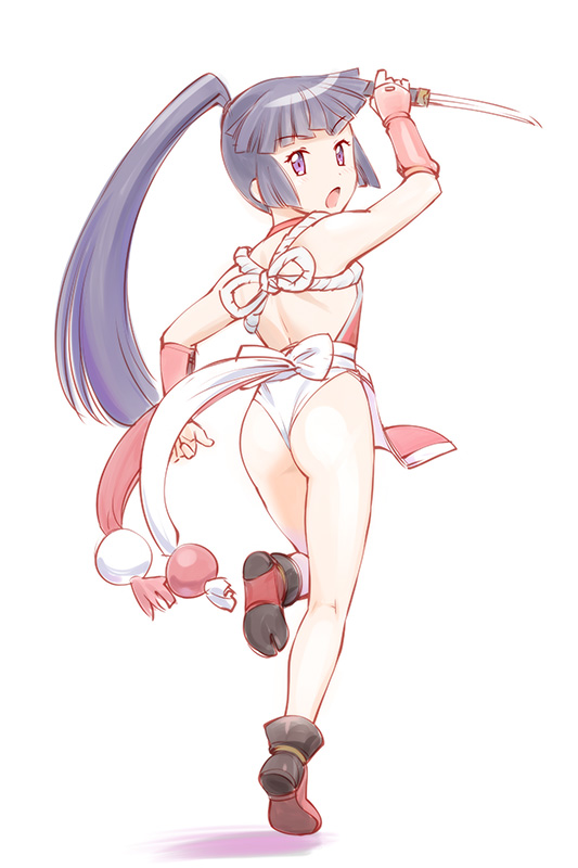 shiranui mai and akatsuki (the king of fighters and 2 more) drawn by ueyama_michirou