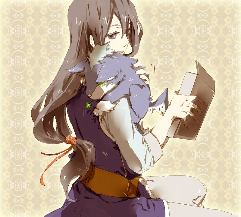 yuri lowell and repede (tales of and 1 more) drawn by hakuk