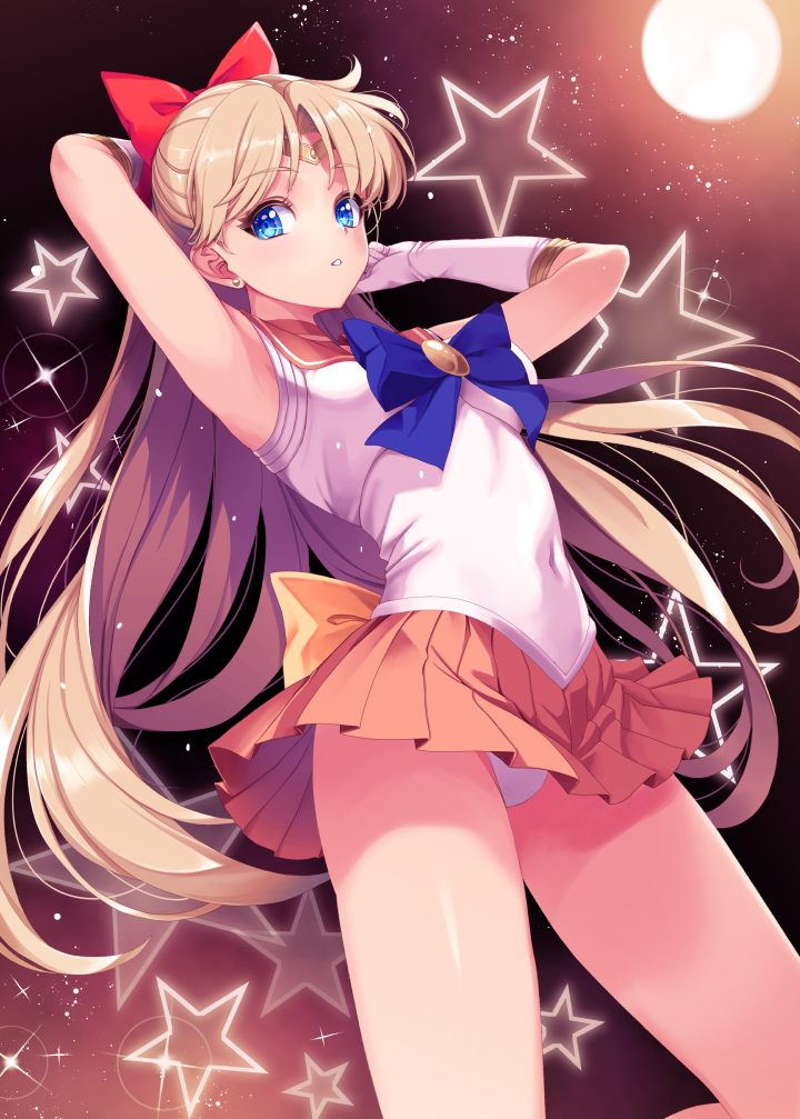 aino minako and sailor venus (bishoujo senshi sailor moon) drawn by kirishima_satoshi