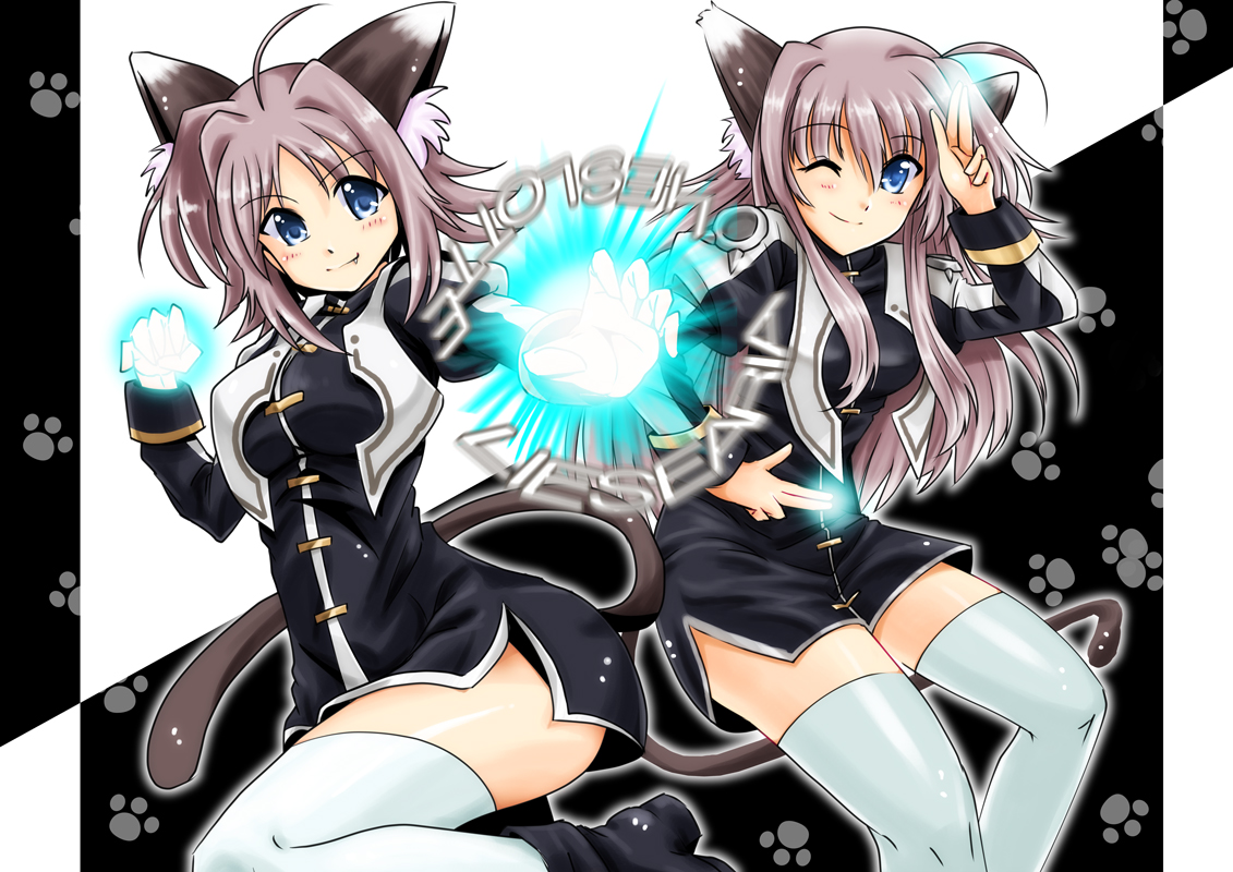 Lieze Lotte And Lieze Aria Lyrical Nanoha And 2 More Drawn By San Pon Danbooru