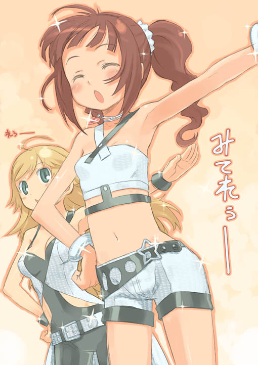 hoshii miki and takatsuki yayoi (idolmaster and 1 more) drawn by kuroboshi_kouhaku