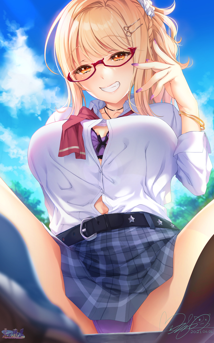 miyashita ai (love live! and 1 more) drawn by hozumi_kaoru