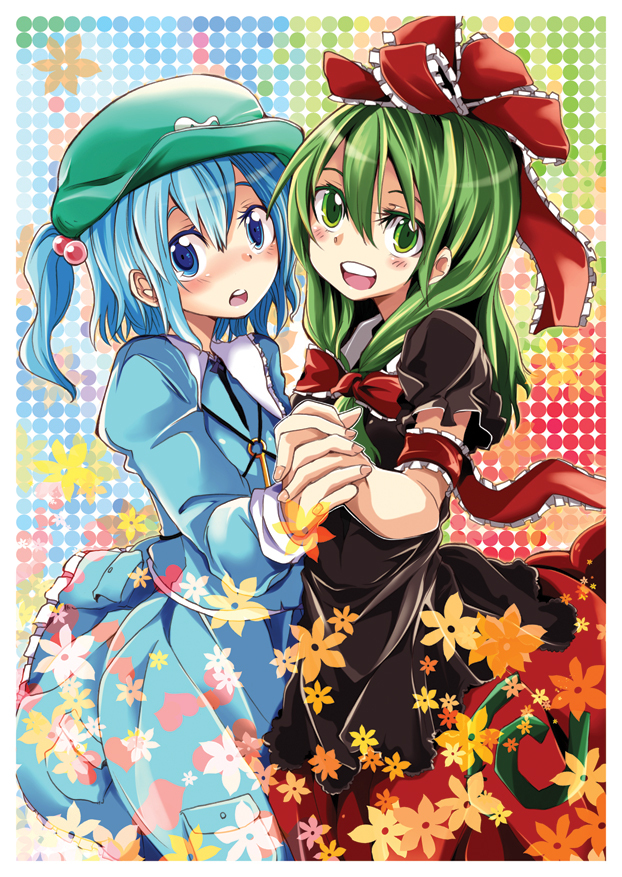 kawashiro nitori and kagiyama hina (touhou) drawn by maturiuta_sorato