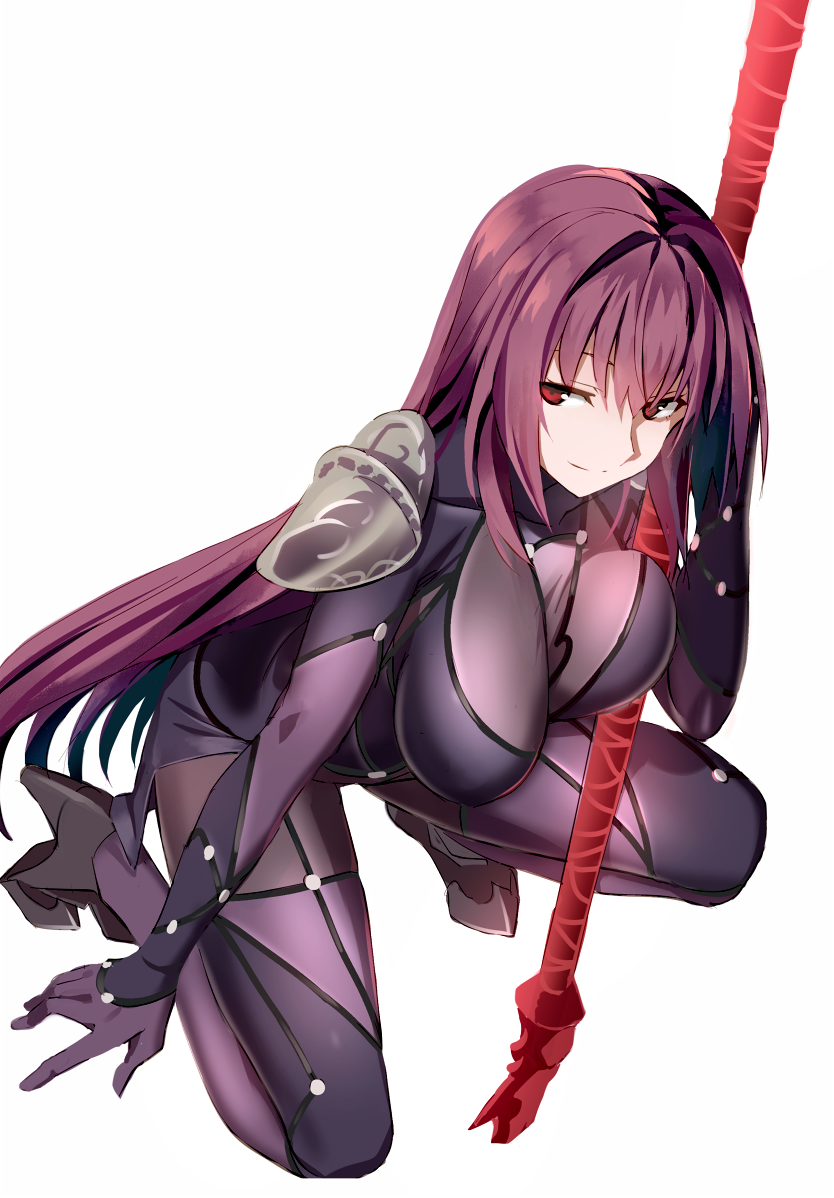scathach (fate and 1 more) drawn by ningen_(ningen96)