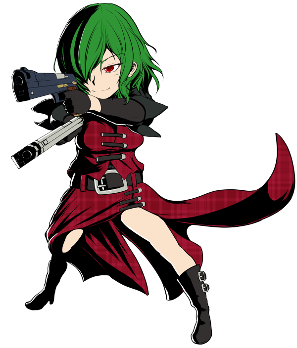 kazami yuuka and dante (touhou and 4 more) drawn by nelo_anjuurou