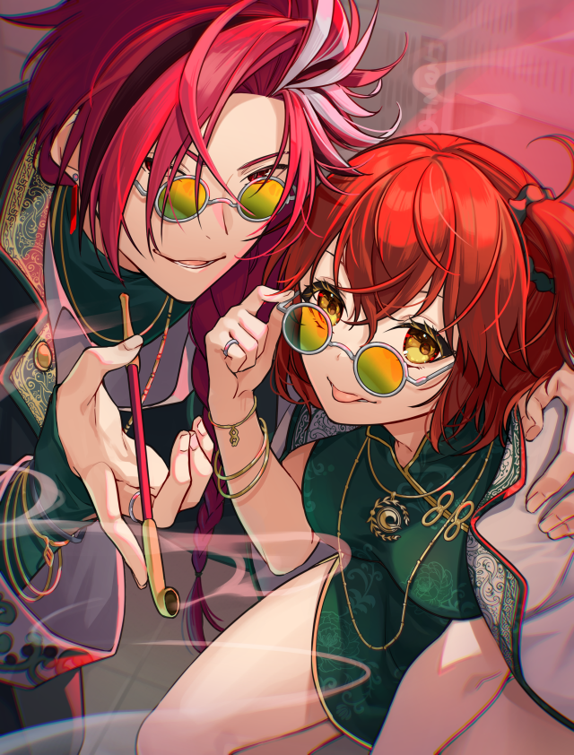 fujimaru ritsuka and takasugi shinsaku (fate and 1 more) drawn by ichino_tomizuki