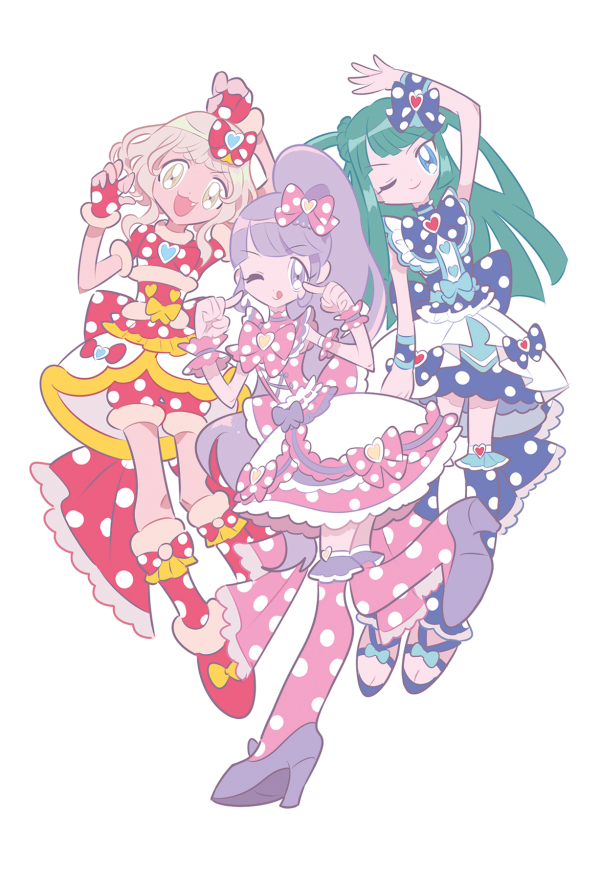 manaka non, tsukikawa chili, and taiyo pepper (pretty series and 1 more) drawn by invaderdarling