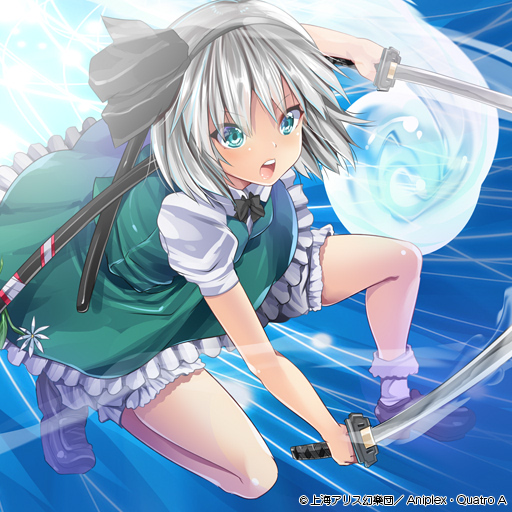 konpaku youmu (touhou and 2 more) drawn by maki_(seventh_heaven_maxion)