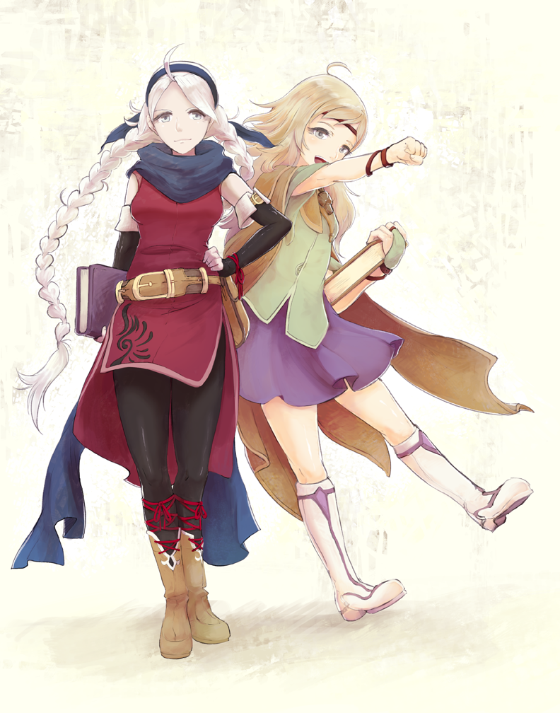 micaiah, nina, ophelia, and ilyana (fire emblem and 2 more) drawn by chibi-pit and liquidking