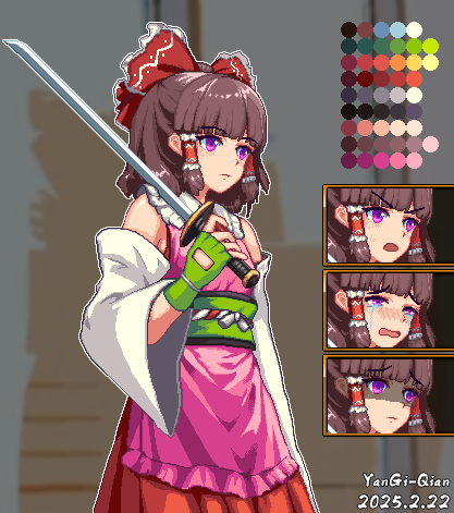 hakurei reimu and rurima (touhou and 1 more) drawn by ensei_(hrjpn8440fqg3cq)