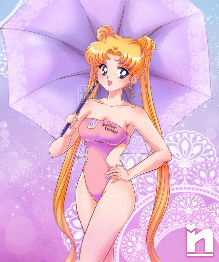 tsukino usagi (bishoujo senshi sailor moon) drawn by saotome_nanda