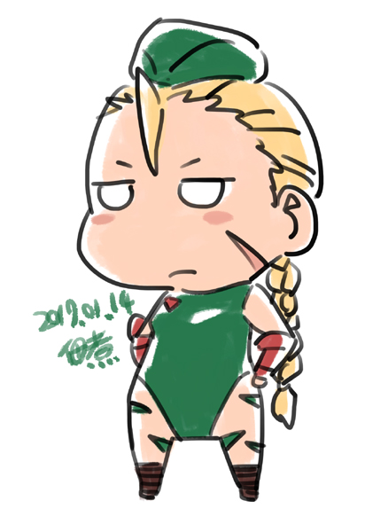 cammy white (street fighter) drawn by tsukudani_(coke-buta)