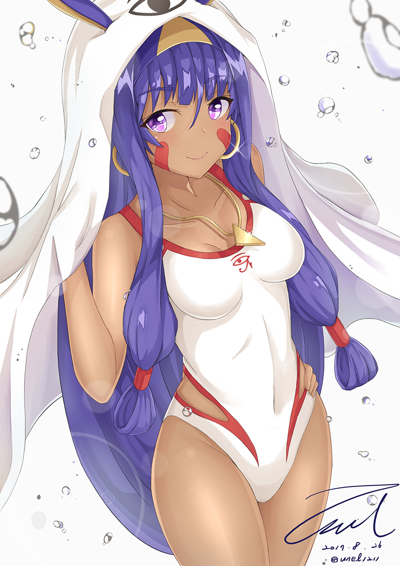 nitocris and medjed (fate and 1 more) drawn by unel