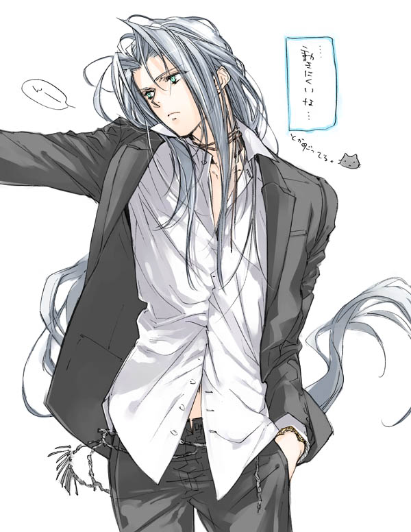 sephiroth (final fantasy and 1 more) drawn by toujou_sakana