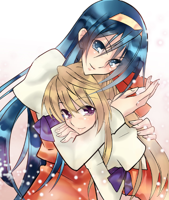 himemiya chikane and kurusugawa himeko (kannazuki no miko) drawn by momonosaki