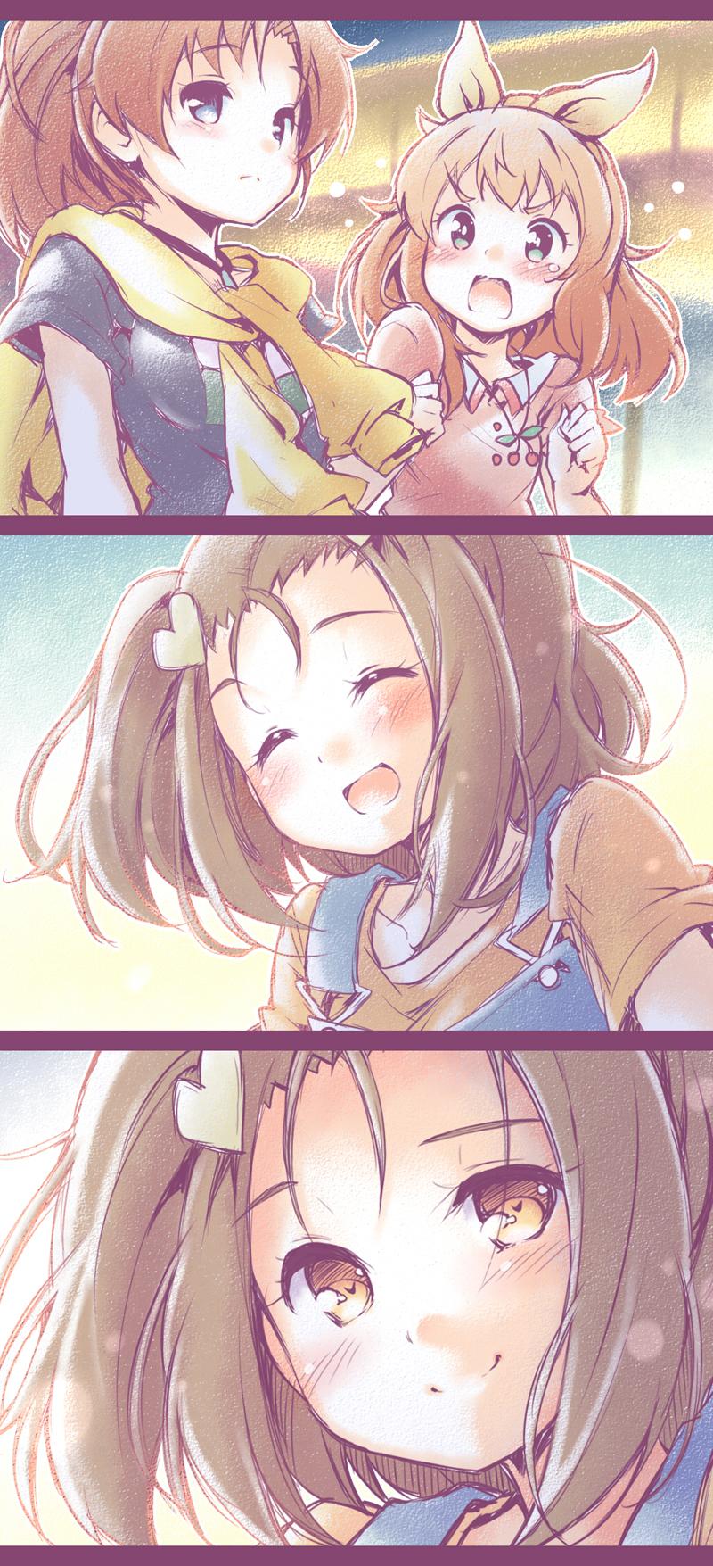 nakagawa natsuki, yoshikawa yuuko, and kabe tomoe (hibike! euphonium) drawn by kibushi